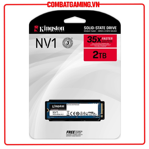 Ổ cứng SSD Kingston NV1 NVMe PCIe 250GB 500GB 1TB 2TB Chính Hãng