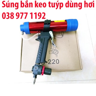 Súng bắn keo silicone bằng khí bắn keo dạng tuýp apollo 300ml