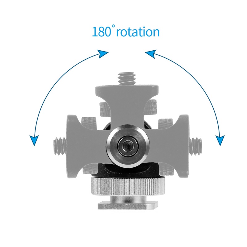 Giá Đỡ Hot Shoe Có Thể Điều Chỉnh Cho Đèn Flash Máy Ảnh DSLR