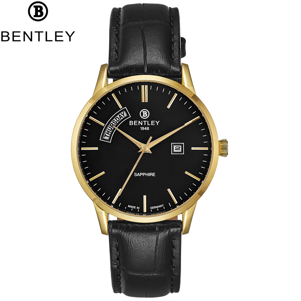 Đồng hồ nam dây da mặt kính chống xước Bentley BL1864 BL1864-10 BL1864-10MKBB