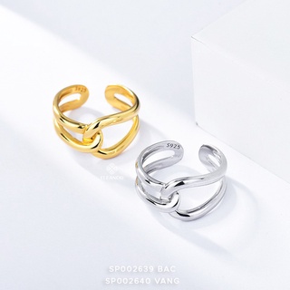 Nhẫn Bạc Eleanor Cá Tính, Thời Trang Cho Nữ