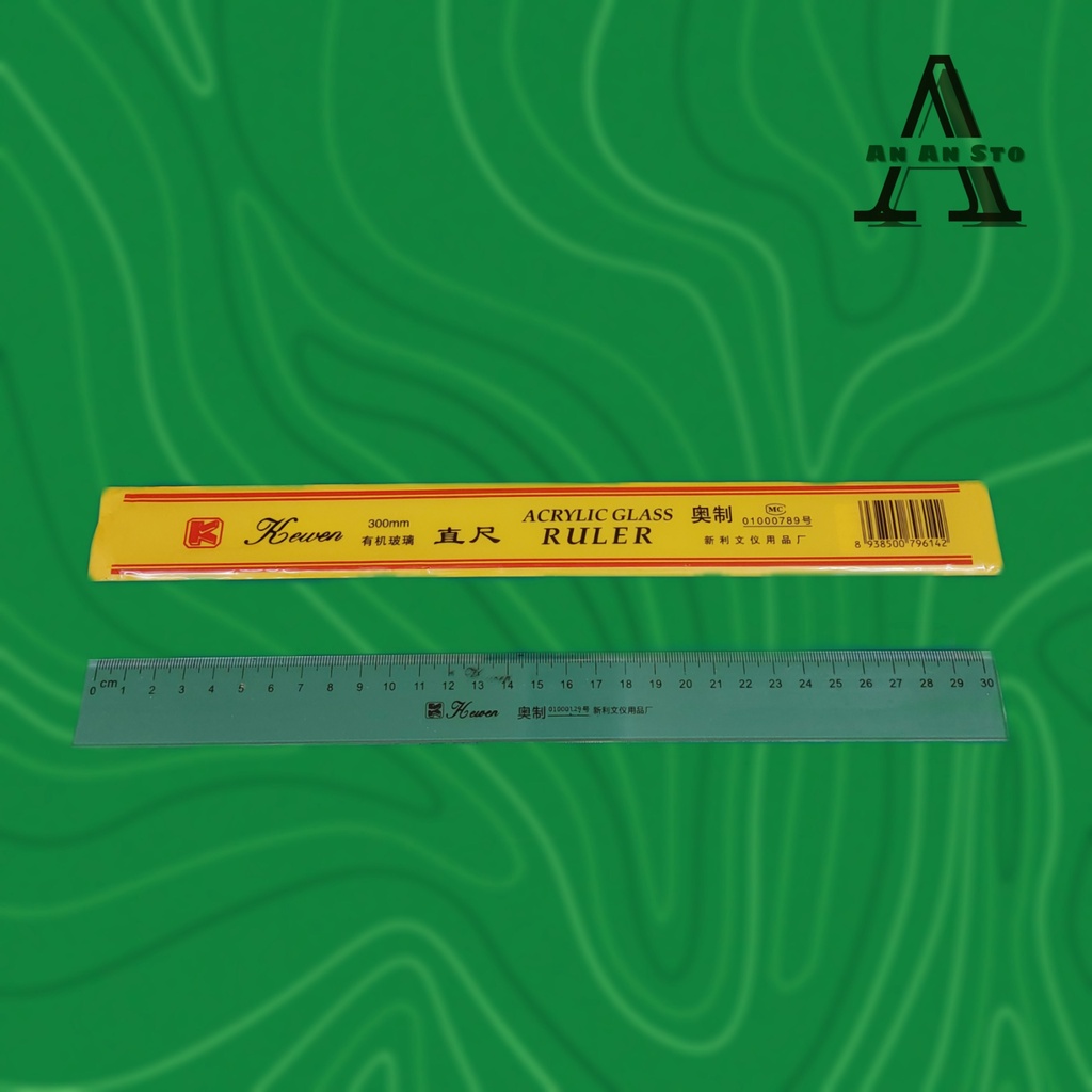 THƯỚC KẺ NHỰA HỌC SINH TRONG SUỐT - 20CM - 30CM