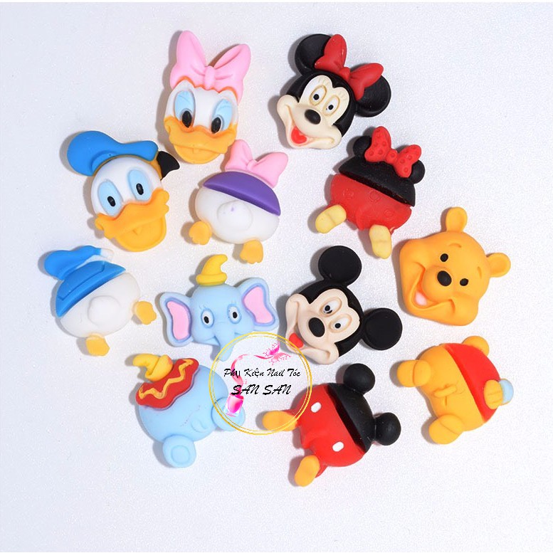 Disney 3D Trang Trí Móng (Set Đầu và Thân)