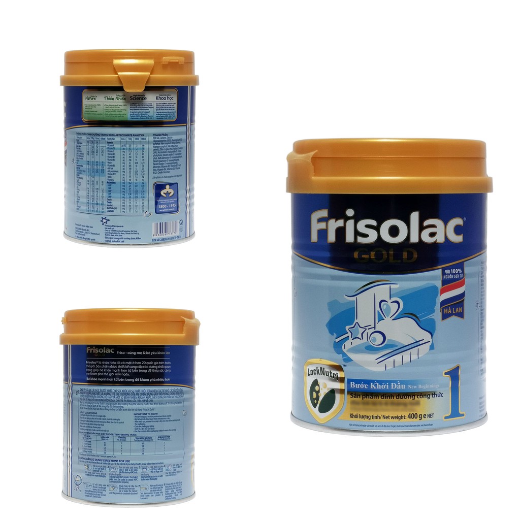 SỮA BỘT FRISOLAC GOLD 1/2/3 380G