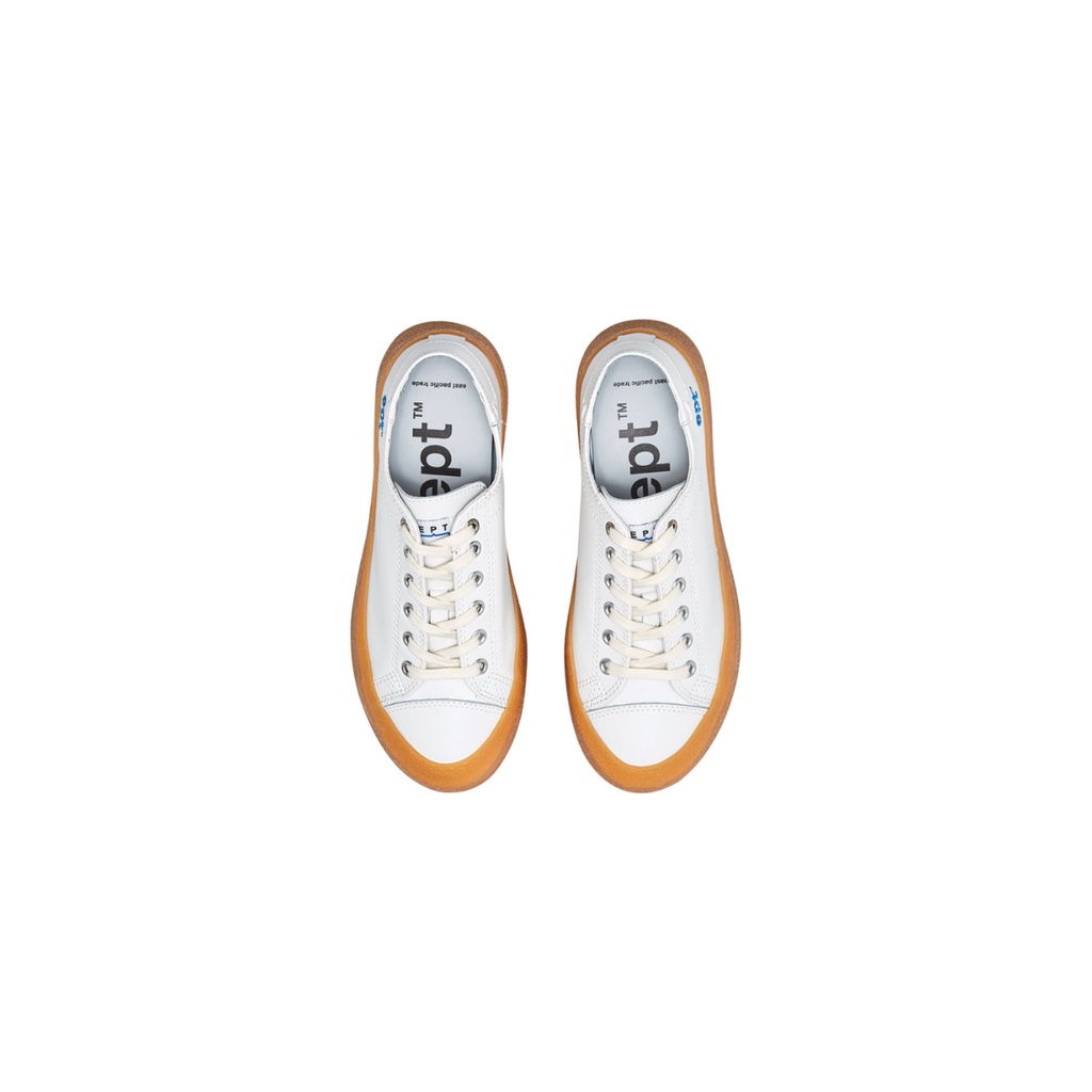 Giày thể thao sneaker hiệu EPT - DIVE LE (White/Gum) - Màu Trắng Đế Màu Vàng nam nữ [chính hãng]