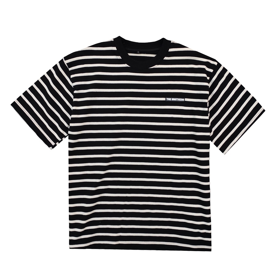 Áo thun sọc localbrand Basic THEBROTHERS tay ngắn oversize Unisex
