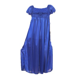 Đầm ngủ vải lụa mát satin cỡ lớn cho nữ
