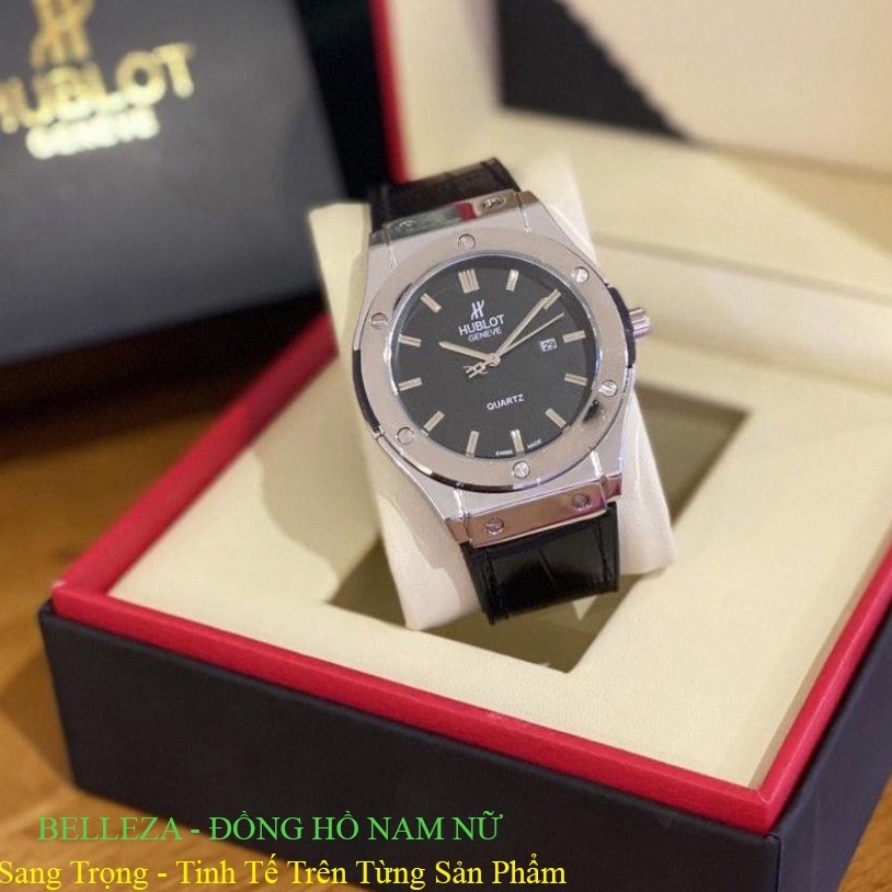 Đồng hồ hublot nam bản cao cấp đẹp không tì vết, dây cao su thơm vani hộp sang trọng bảo hành 12 tháng
