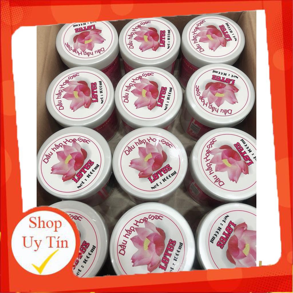 Dầu hấp dưỡng tóc Hoa Sen 500ml - 1000ml ( Lotus Repair Hair Treatment )