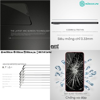 MIẾNG DÁN CƯỜNG LỰC XIAOMI REDMI NOTE 7 - REDMI NOTE 7 PRO - REDMI NOTE 7S NILLKIN CP+PRO 2.5D CHÍNH HÃNG [NEW SALEOFF]