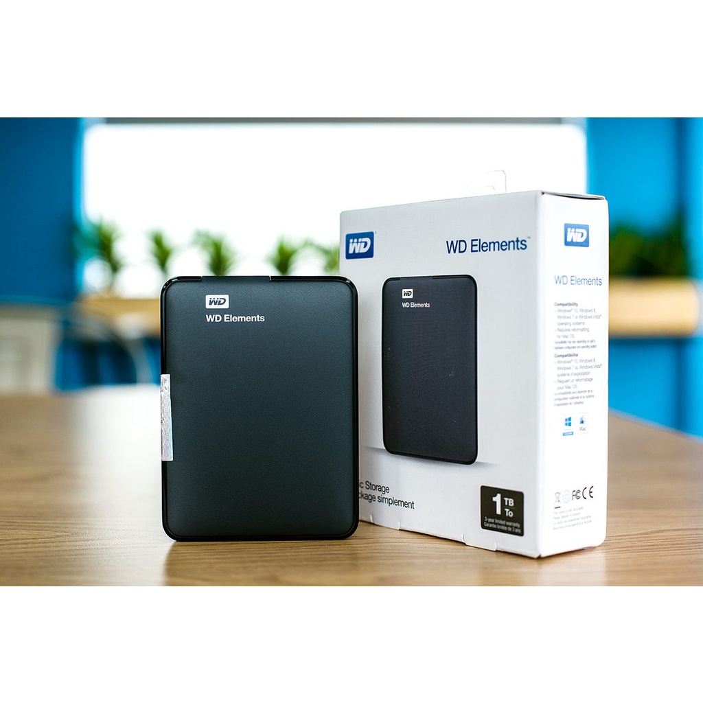 Ổ Cứng Di Động WD Elements 250gb/320gb/500gb/750gb/1TB - Nhiều Quà Tặng | BigBuy360 - bigbuy360.vn