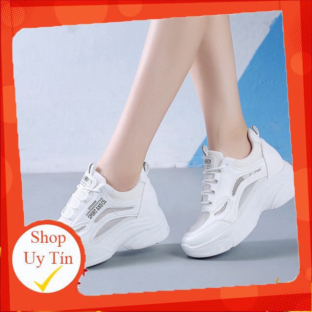 GIÀY NỮ ĐỘN ĐẾ 7 PHÂN - GIÀY THỂ THAO NỮ TĂNG CHIỀU CAO KIỂU DÁNG THON GON SIÊU ĐẸP G 73