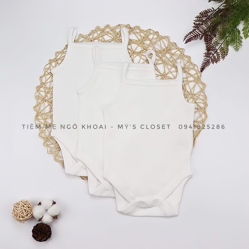 BODY CHIP DÂY MÀU TRẮNG CHO BÉ GÁI MAYORAL
