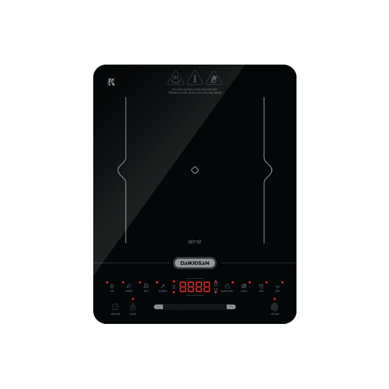 Bếp từ đơn Daikiosan DKT-100005 - 2000W, Kích thước 290x370x40mm, Trung Quốc