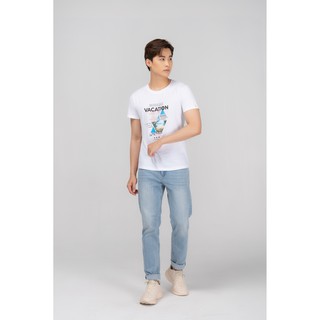 Áo thun nam Yody in Vacation TSM4211