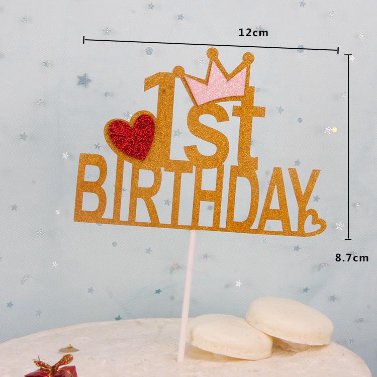 Que 1ST HPBD vàng