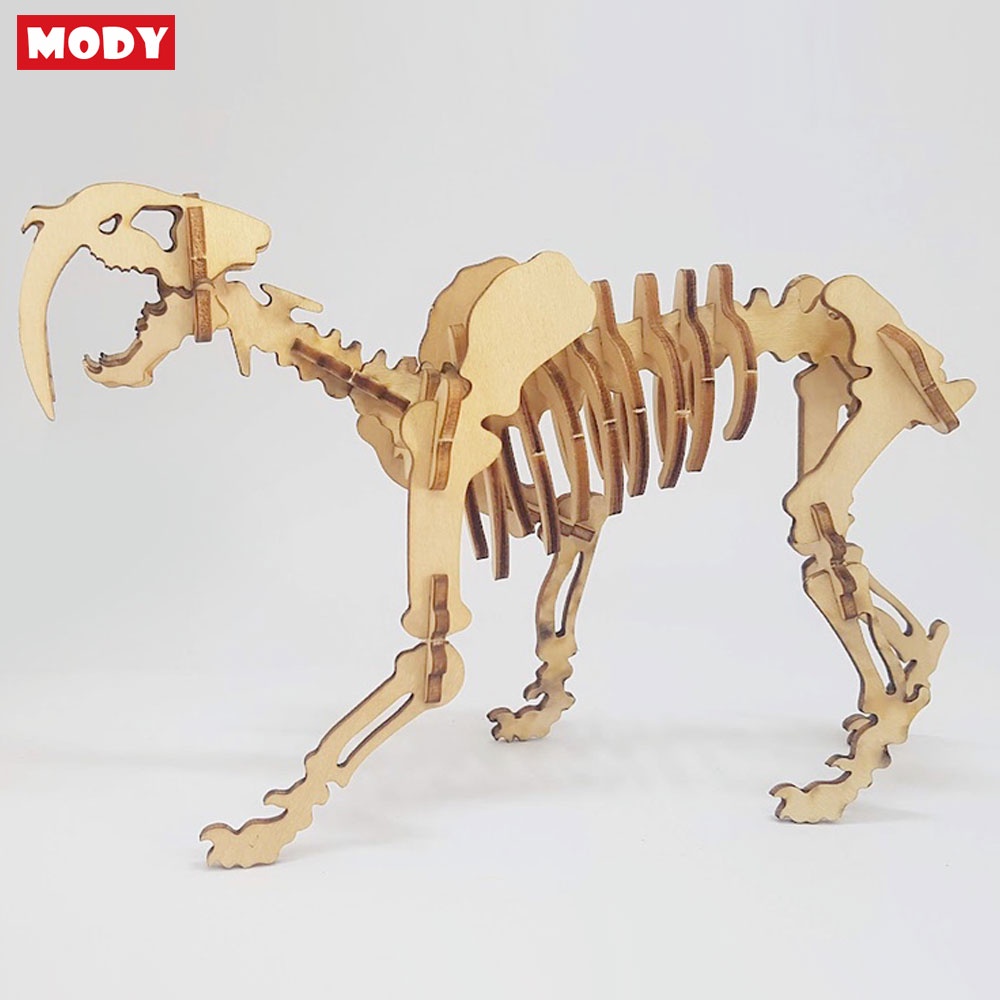 Mô hình lắp ráp 3D hóa thạch hổ răng kiếm Mody M32014