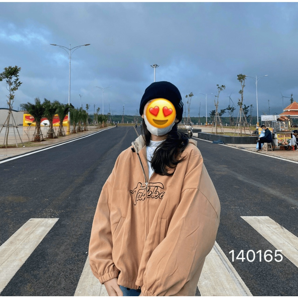 Áo khoác chống nắng nữ nhung da lộn 2 lớp Thêu Chữ form rộng đẹp ulzzang Siêu Dày TP [NewUnisex]