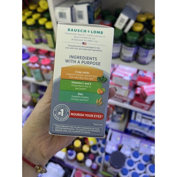 Ocuvite 120 viên bổ mắt dành cho người trẻ dưới 50 tuổi