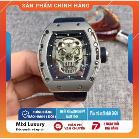 Đồng hồ nam đẹp 2021 Skull Richard Miller chống nuoc chong xuoc rm 5201