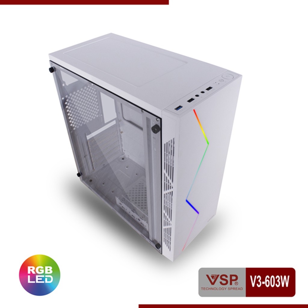 Case VSP V3-603W (Hông trong suốt). VI TÍNH QUỐC DUY