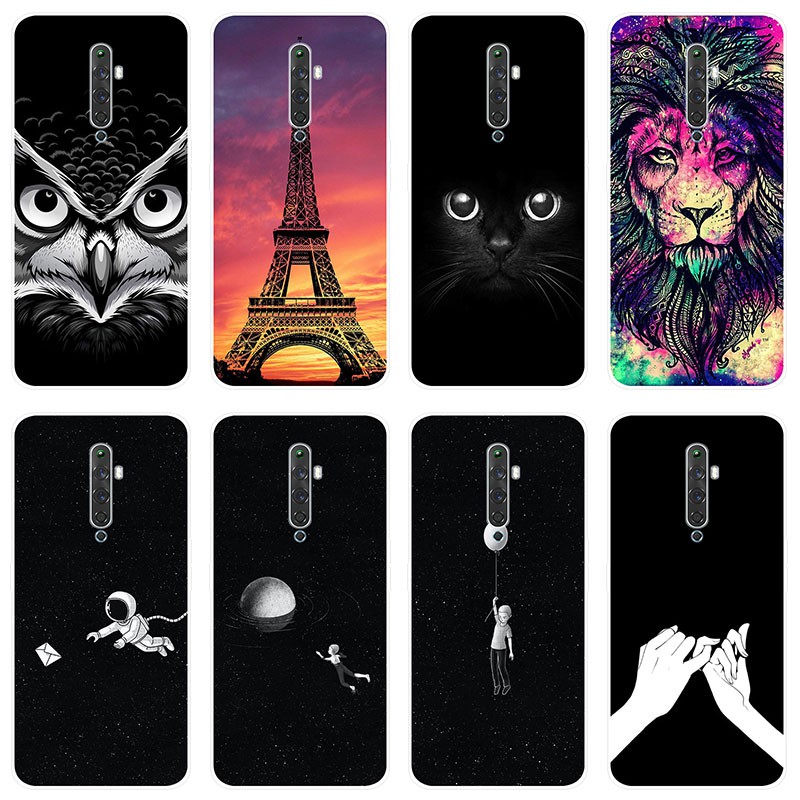 OPPO Reno2 F Case Silicone TPU Back Cover Animated Cartoon Soft Phone Case