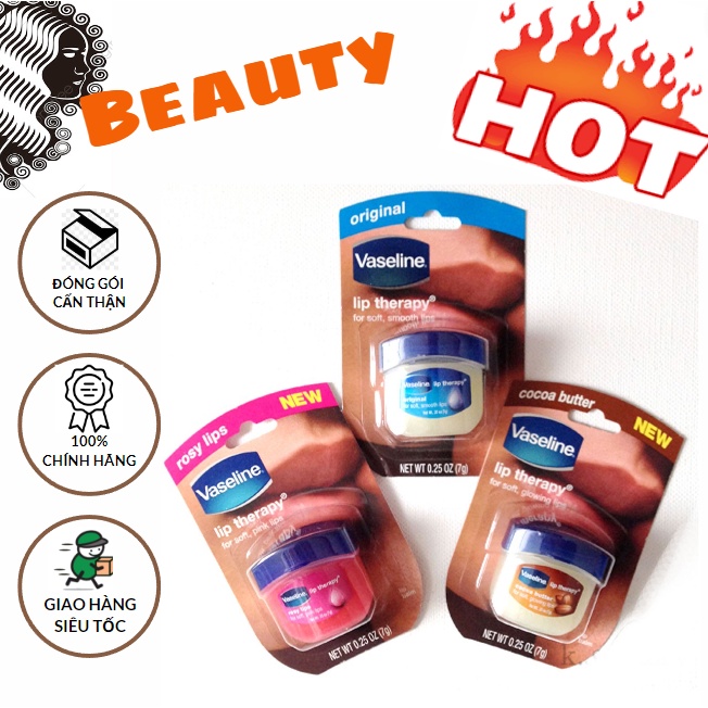 [HÀNG Auth] Son Dưỡng Môi Lip Therapy Vaseline 7g
