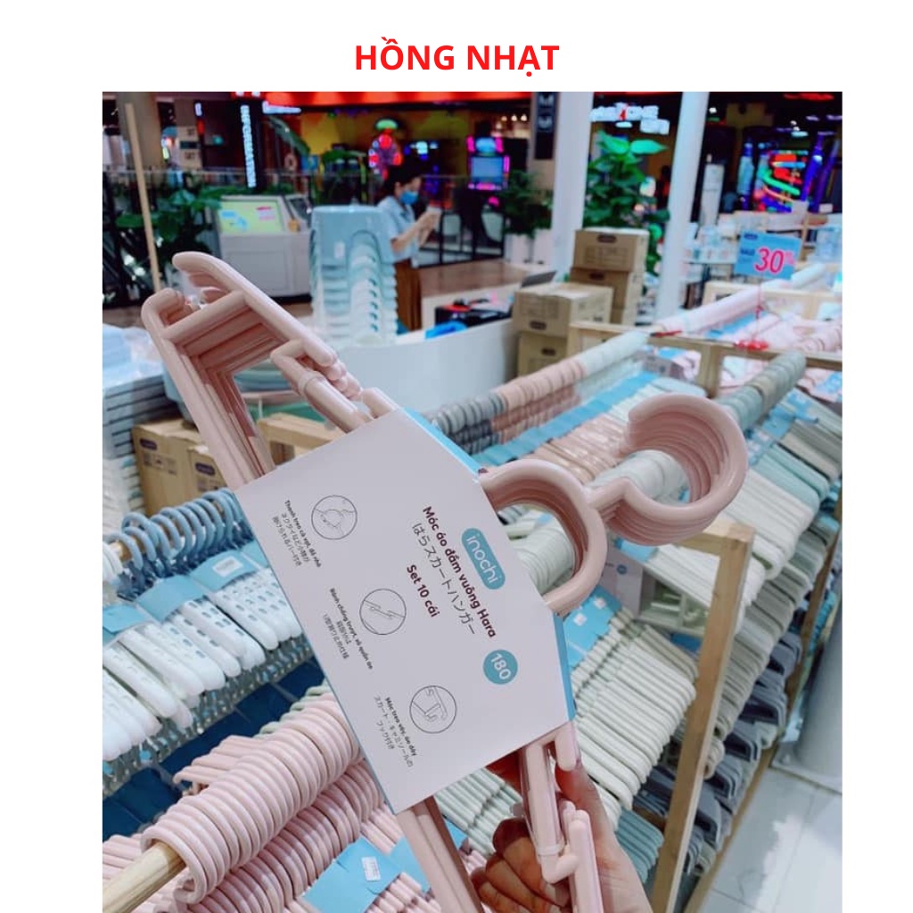Móc quần áo mắc nhựa treo đồ Inochi cao cấp