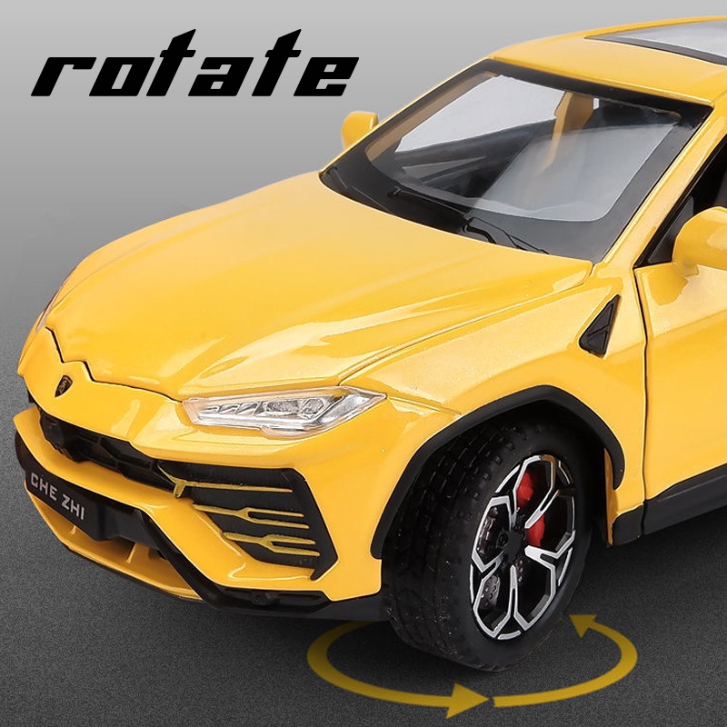 Mô Hình Xe Hơi Lamborghini Urus Bằng Hợp Kim Tỉ Lệ 1: 24 Có Đèn Và Nhạc Độc Đáo Sống Động