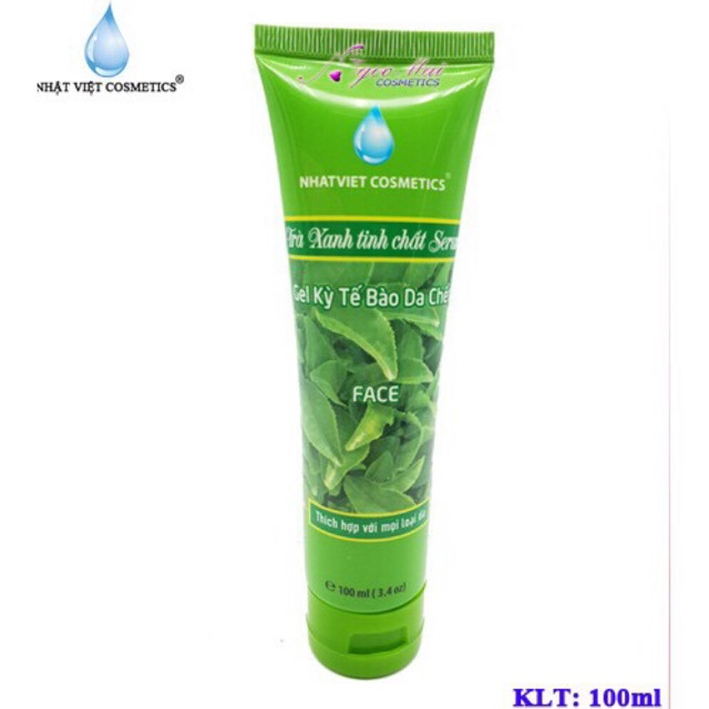 Gel tẩy tế bào chết trà xanh Nhật Việt