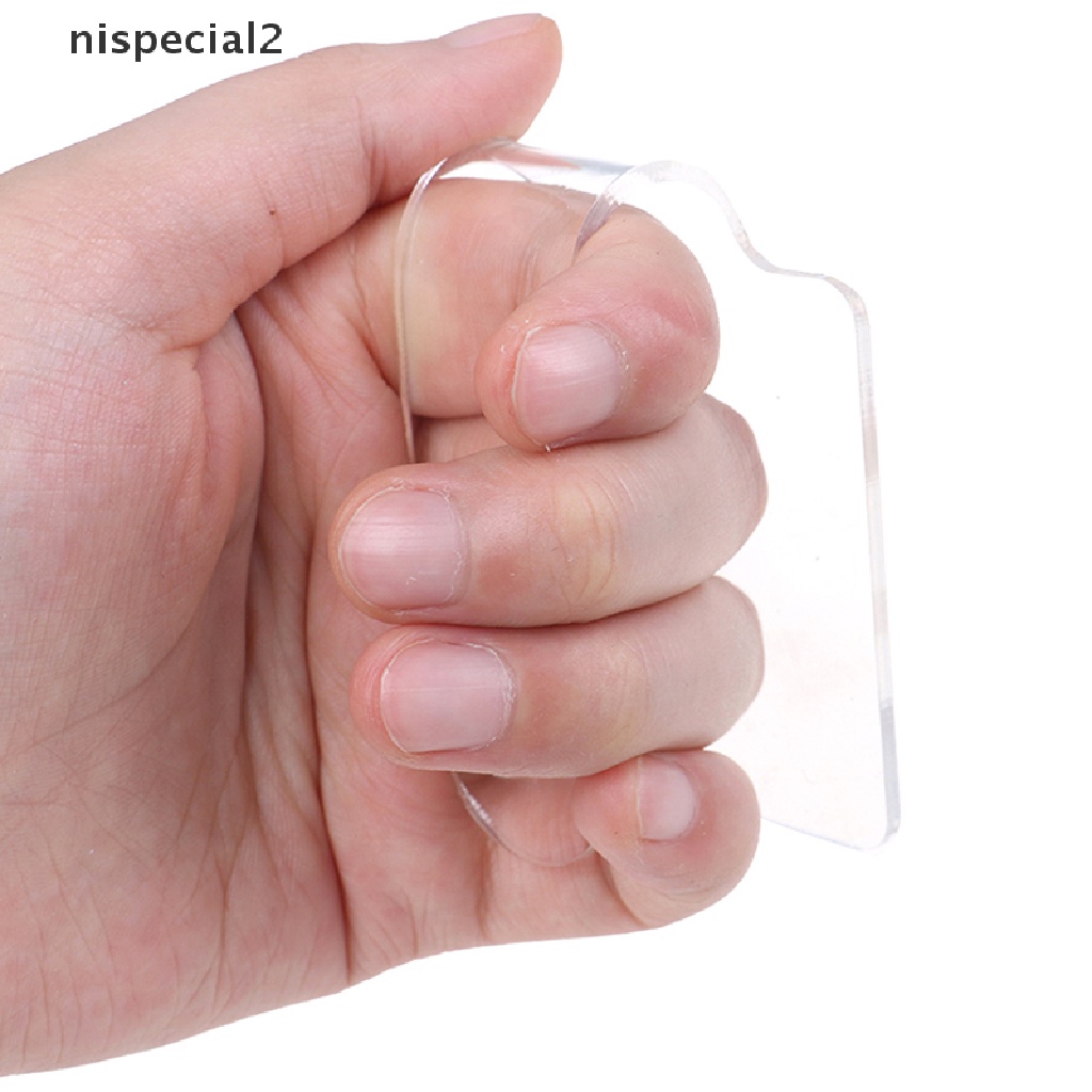 [nispecial2] Makeup Palette Acrylic Clear Nail Art Manicure Polish Mixing Painting Color Tool [new]