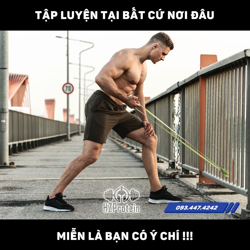 Dây Kháng Lực Tập Gym Powerband, Dây Cao Su Đàn Hồi, Tập Toàn Thân, Khởi Động, Mông Đùi Power Bands (1 Sợi)