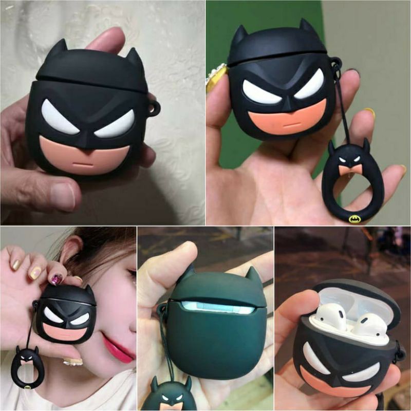 (order 7 ngày) Case bảo vệ Airpods Pro/1/2/i9s/i10/i11 batman người dơi