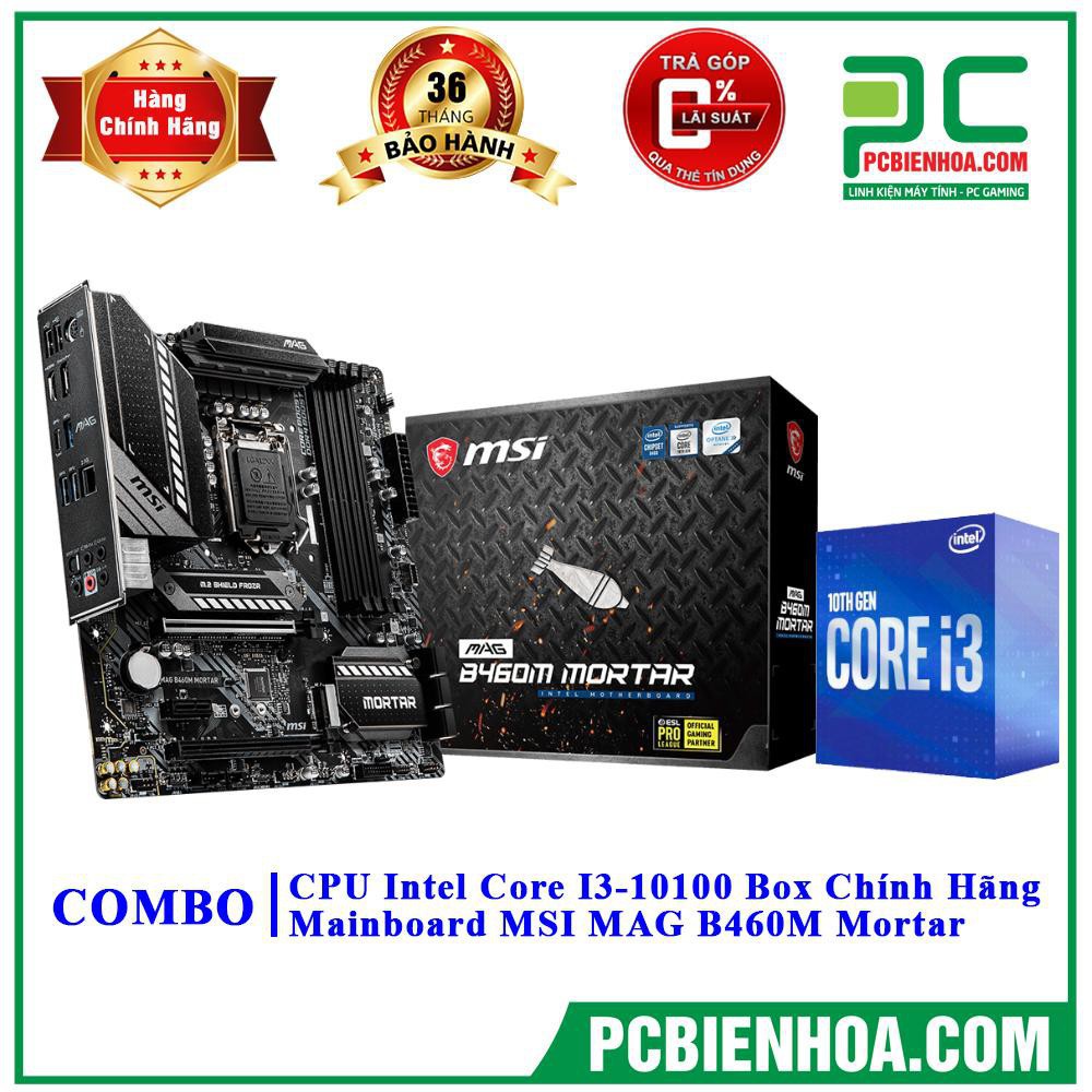 Combo siêu phẩm Intel I3 10100 New Box + H410M HDV TẶNG BÀN DI CHUỘT GAMING | WebRaoVat - webraovat.net.vn