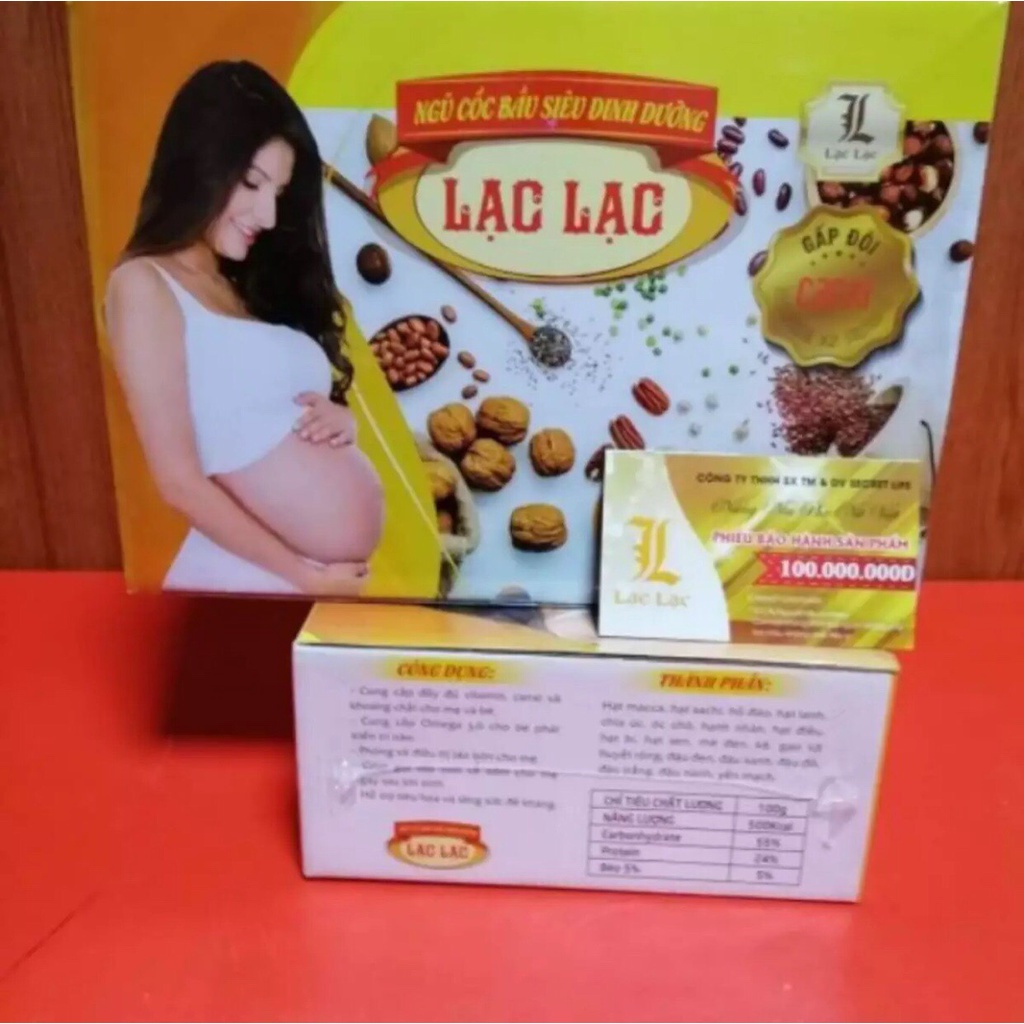 Ngũ cốc bầu lạc cho bà bầu- (30 gói/hộp)