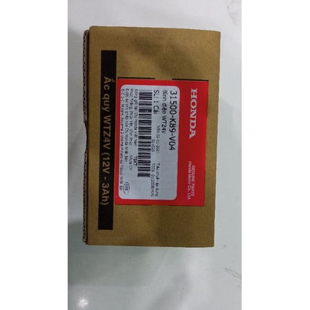Ác quy xe máy 12V  HONDA,Hàng chính hãng