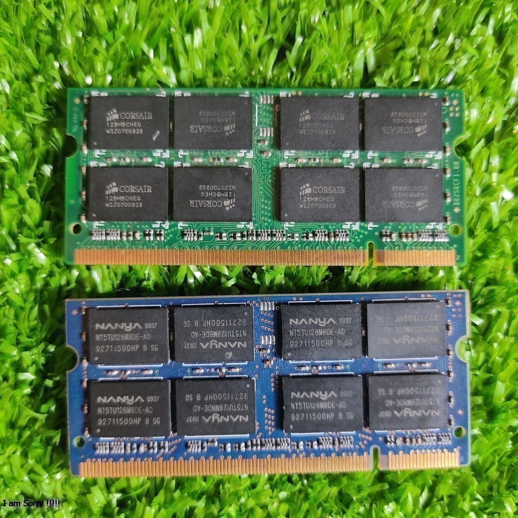 Combo 2 ram laptop DDR2 dung lượng 2GB bất kì (Used)