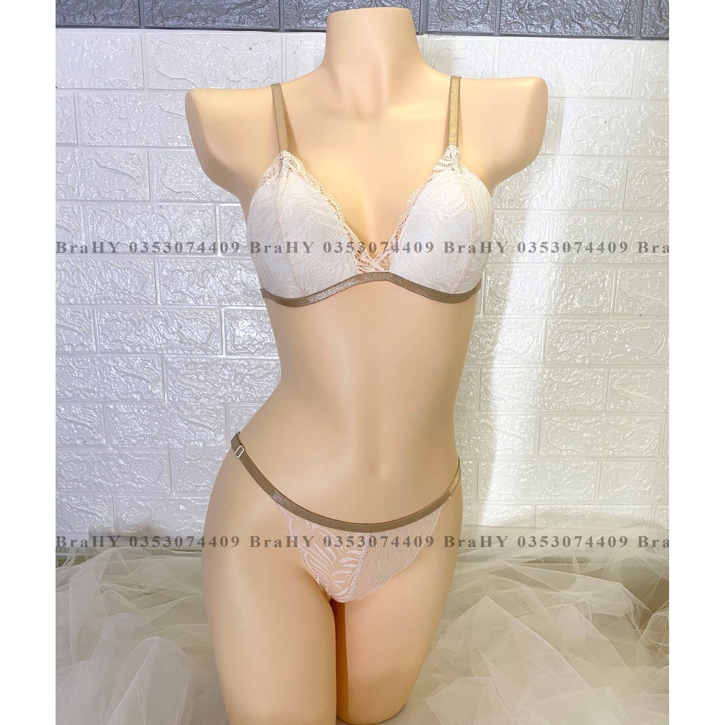 Đồ lót nữ thiết kế độc lạ có mút vải ren cao cấp bao gồm áo + quần BRAHY 039 | BigBuy360 - bigbuy360.vn