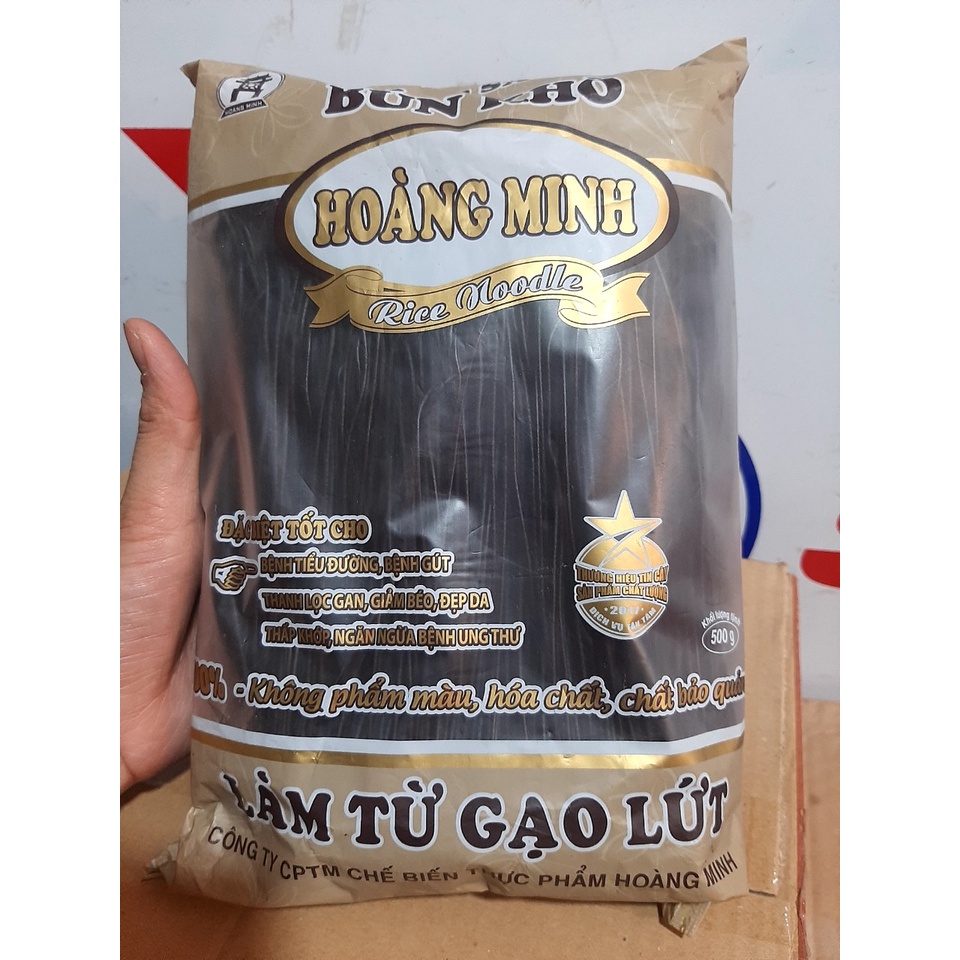 Bún gạo lứt đen hoàng minh 500g