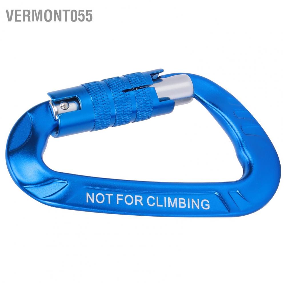 Hàng Hot 12KN Khóa tự động Khóa băng leo núi Kẹp đá Hợp kim nhôm Khóa xoắn Khóa xe tải hạng nặng Hàng giao ngayVermont055