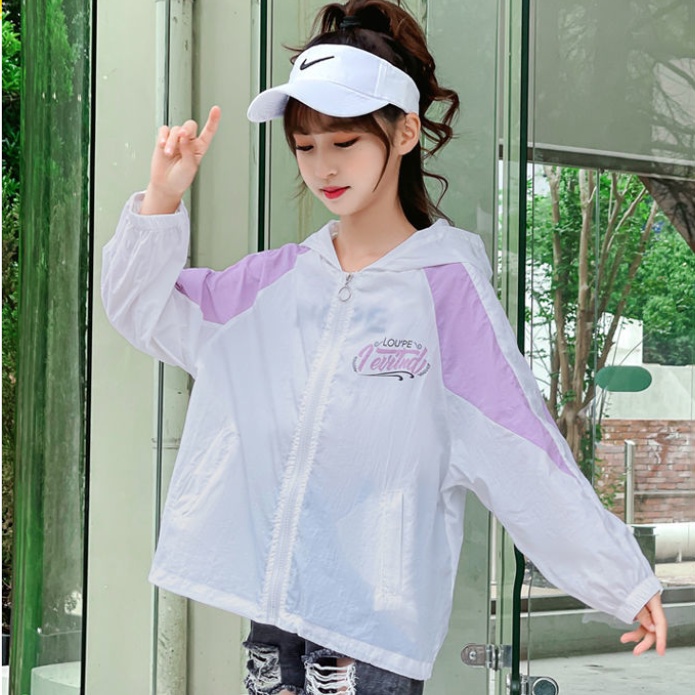 Mới Áo Khoác Cardigan Chống Nắng Thoáng Khí Trọng Lượng Nhẹ Dành Cho Bé Gái