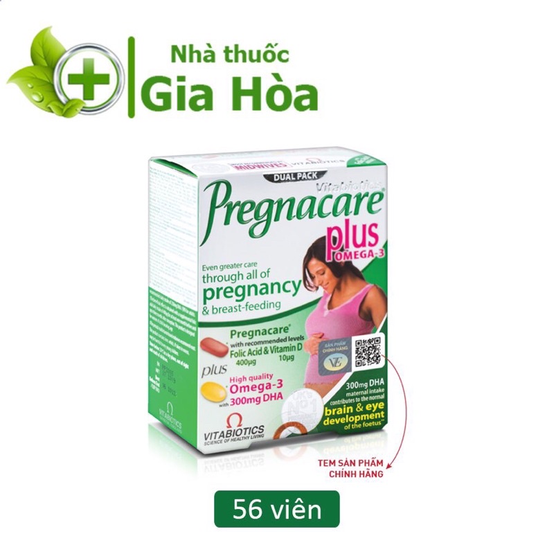Pregnacare Plus Omega 3 - Viên uống bổ sung vitamin, khoáng chất, dinh dưỡng ở phụ nữ mang thai, cho con bú [CHÍNH HÃNG]