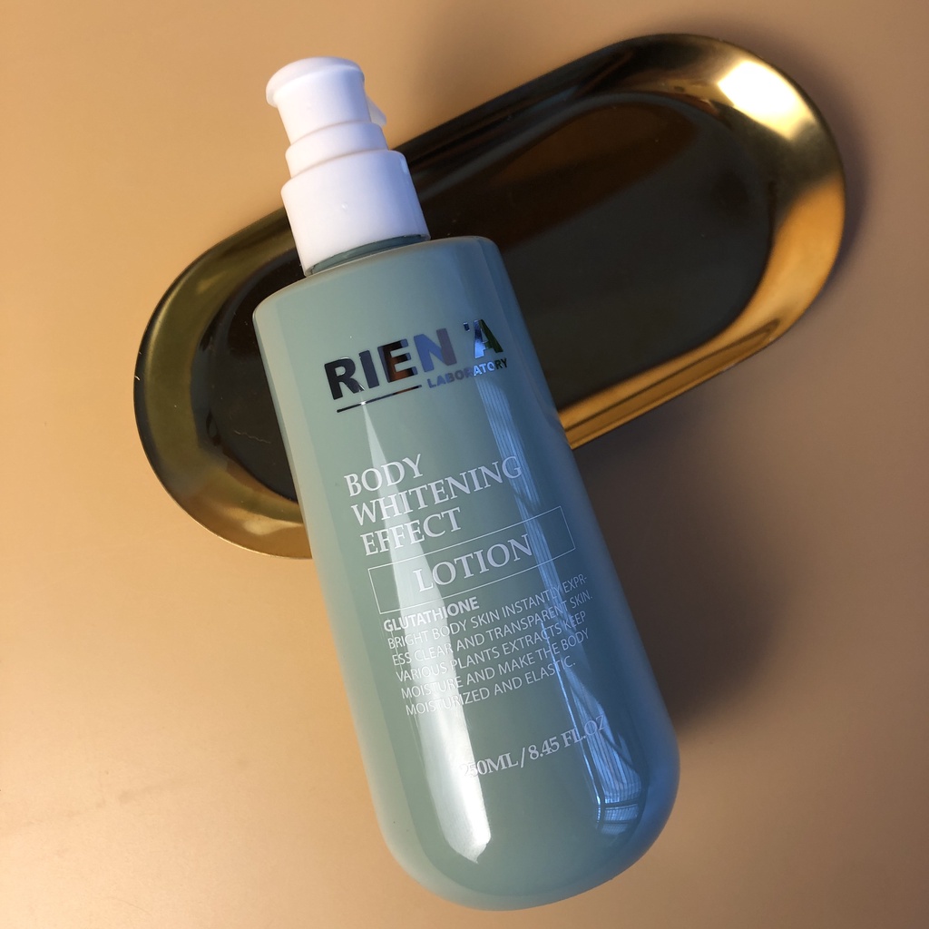 Kem dưỡng trắng da body Rien'a, dưỡng trắng bật tone cải thiện thâm sạm vùng lưng, chân tay - 250ml