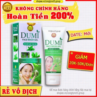 Sữa Rửa Mặt Thảo Dược DUMI Dạng Gel ( 100ml ) ( Hàng chính hãng công ty NCT3 )