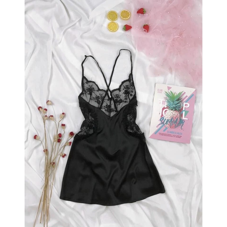 (M.33) Váy ngủ sexy có đệm và gọng ngực cao cấp Đầm mặc nhà gợi cảm quyến rũ | BigBuy360 - bigbuy360.vn