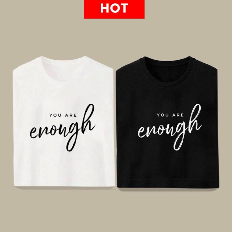 🔥XẢ HÀNG🔥 ÁO ĐÔI Enough - Áo thun cặp đẹp - Giá 1 áo shop uy tín