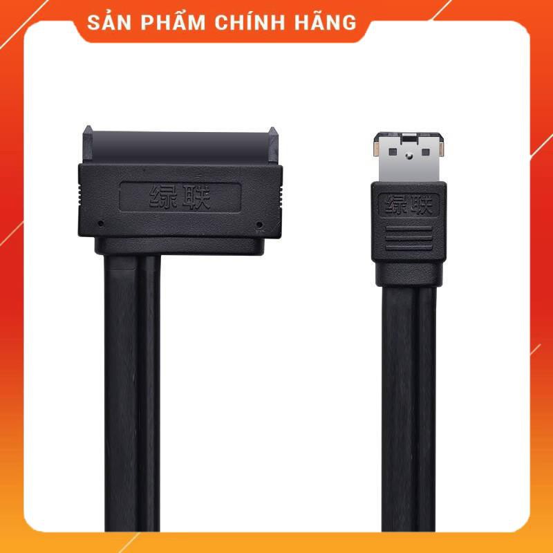 Cáp eSATAp combo sang Sata 22pin dài 0.5M UGREEN 10646 dailyphukien