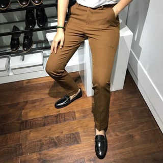 Quần tây cao cấp hàn quốc nam Quần âu nam loại đẹp, quần tây nam Màu Nâu vàng LQA0030