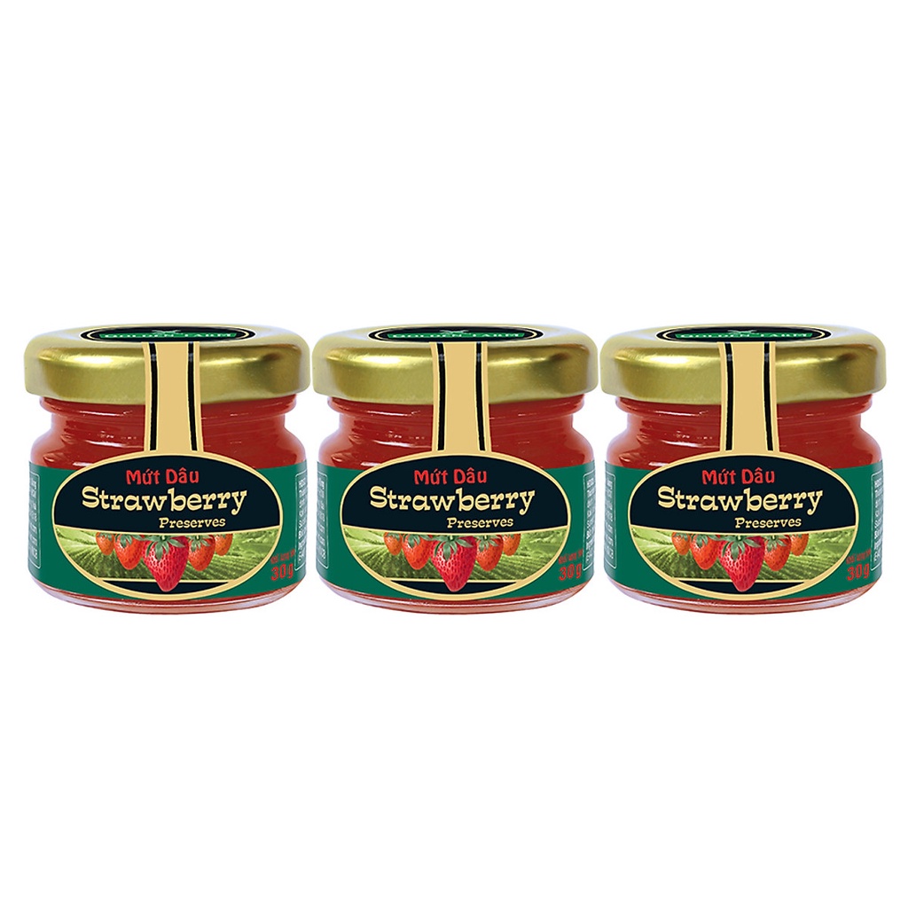 MỨT TRÁI CÂY  HŨ NHỎ 30G GOLDEN FARM TIỆN DỤNG