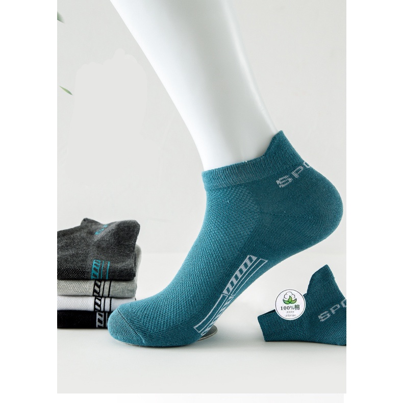 NEENCA Vớ Cotton Thể Thao Thấm Hút Mồ Hôi Thiết Kế Đơn Giản Cho Nam